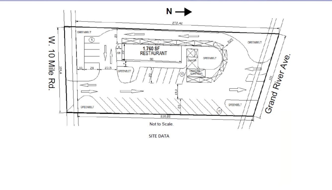 38300 W 10 Mile Rd, Farmington, MI for sale Floor Plan- Image 1 of 1