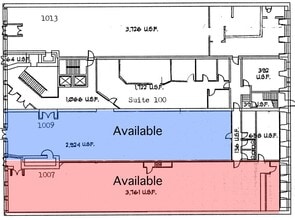 1007-1013 E Main St, Richmond, VA for lease Floor Plan- Image 1 of 1