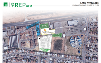 More details for 10740 Montana Avenue, El Paso, TX - Land for Sale