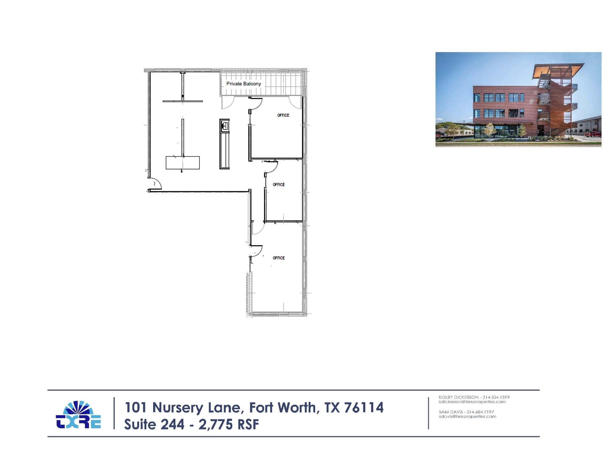 101 Nursery Ln, Fort Worth, TX for lease Floor Plan- Image 1 of 1