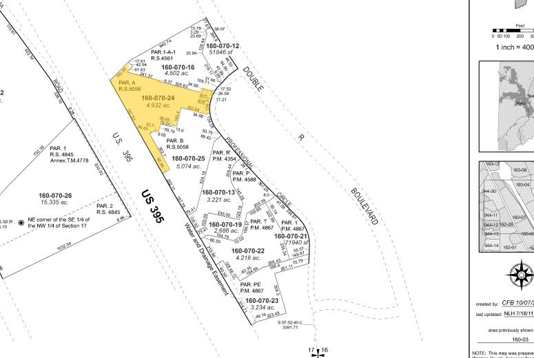 10345 Professional Cir, Reno, NV for lease - Plat Map - Image 2 of 7