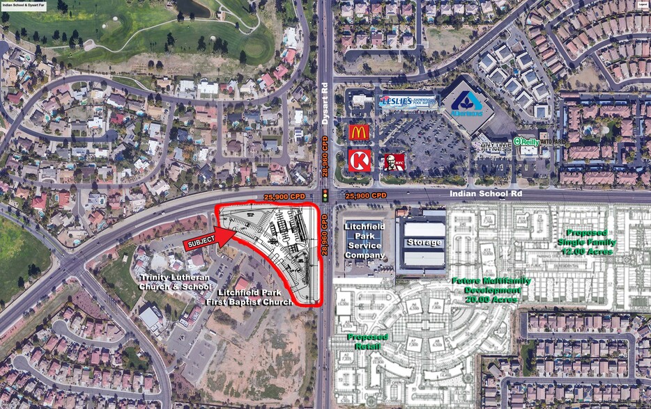 SWC Indian School & Dysart Rd, Avondale, AZ for lease - Building Photo - Image 1 of 6