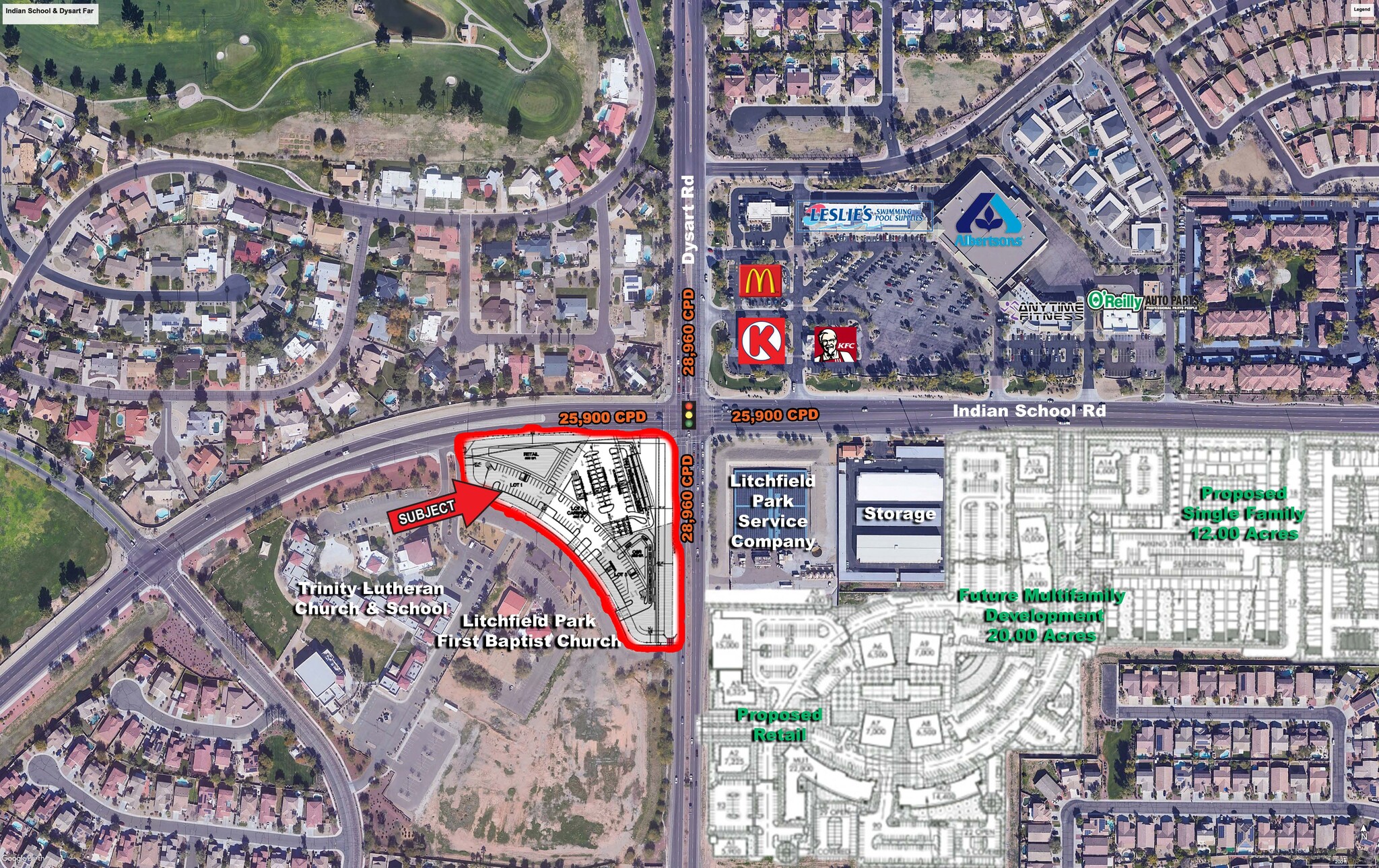 SWC Indian School & Dysart Rd, Avondale, AZ for lease Building Photo- Image 1 of 7