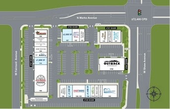 2745-2787 W Shaw Ave, Fresno, CA for lease Site Plan- Image 1 of 1