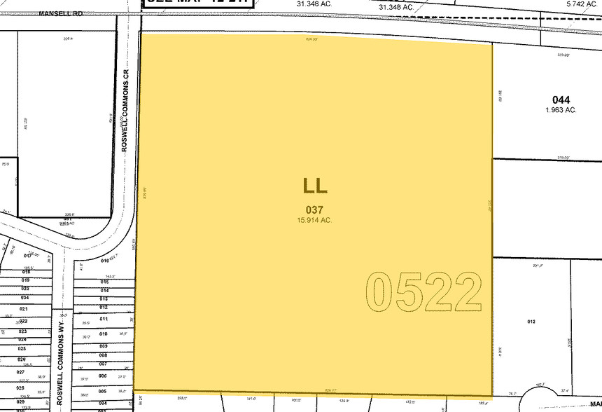 1150 Northmeadow Pky, Roswell, GA for lease - Plat Map - Image 3 of 4