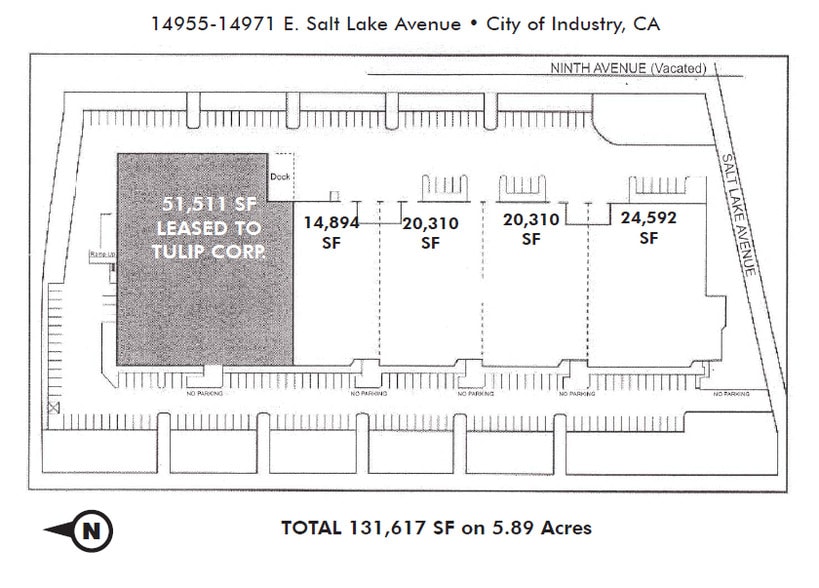 14955-14971 E Salt Lake Ave, City Of Industry, CA for lease - Site Plan - Image 3 of 10
