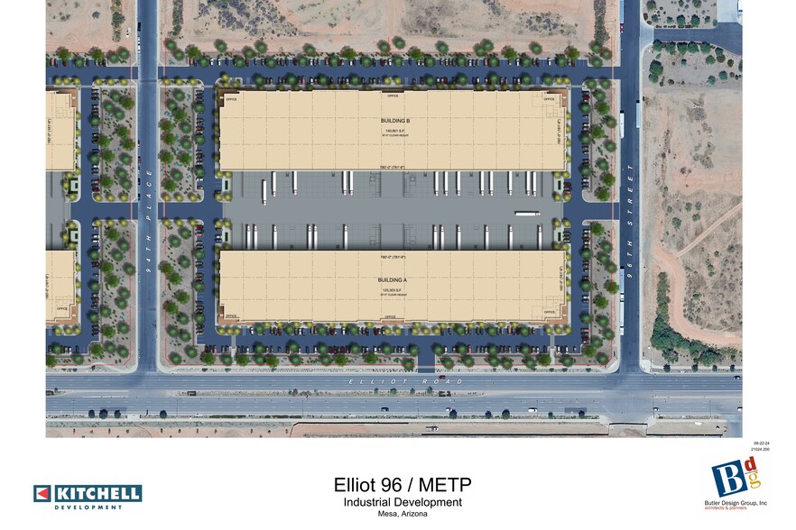 NWC Elliot Rd & 96th St, Mesa, AZ for lease - Site Plan - Image 2 of 2