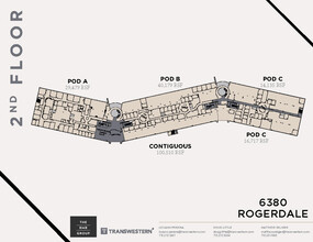 6380 Rogerdale Rd, Houston, TX for lease Floor Plan- Image 2 of 2