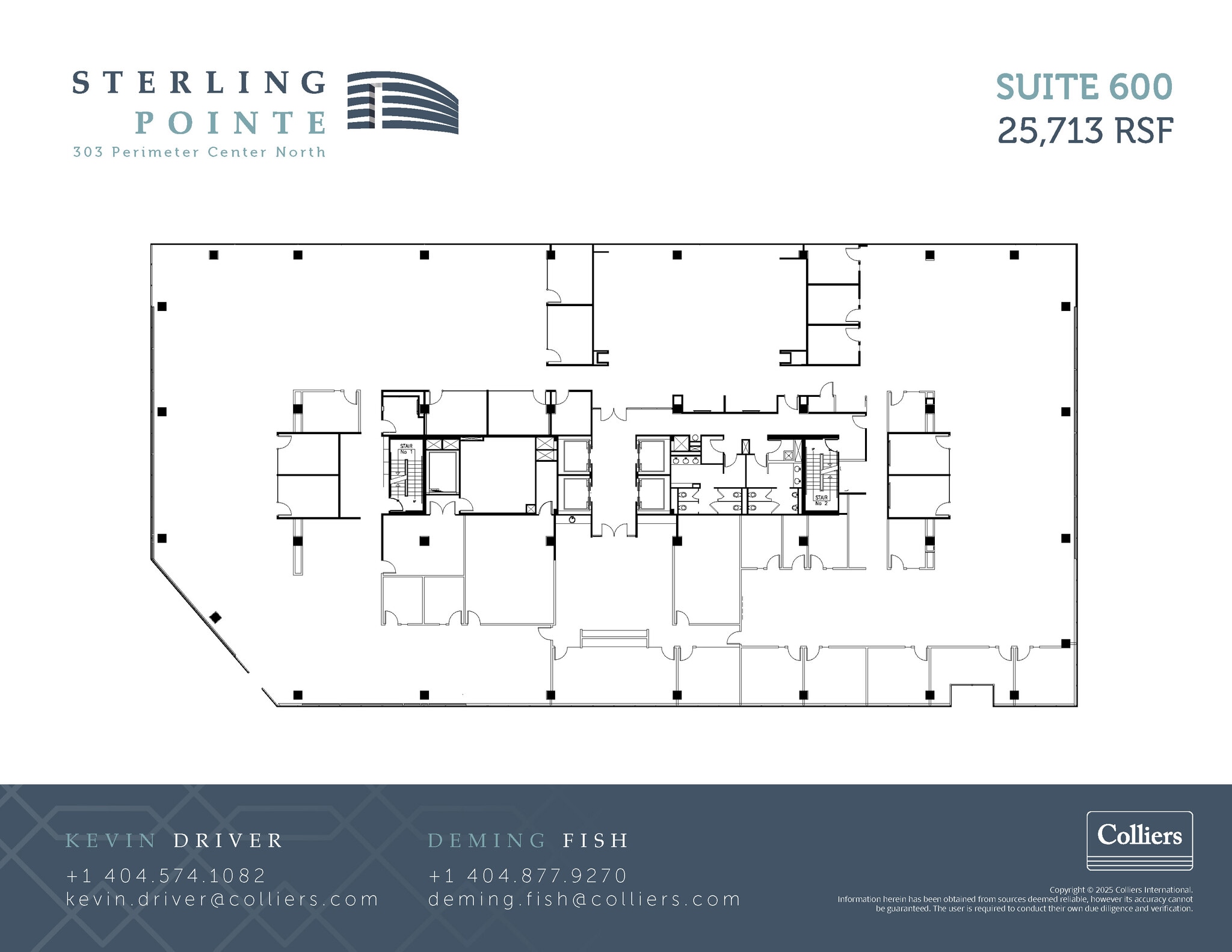 301 Perimeter Ctr N, Atlanta, GA for lease Floor Plan- Image 1 of 2