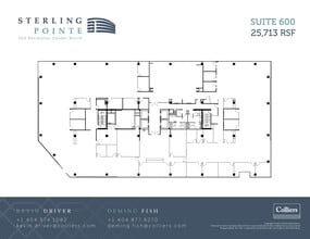 301 Perimeter Ctr N, Atlanta, GA for lease Floor Plan- Image 1 of 2