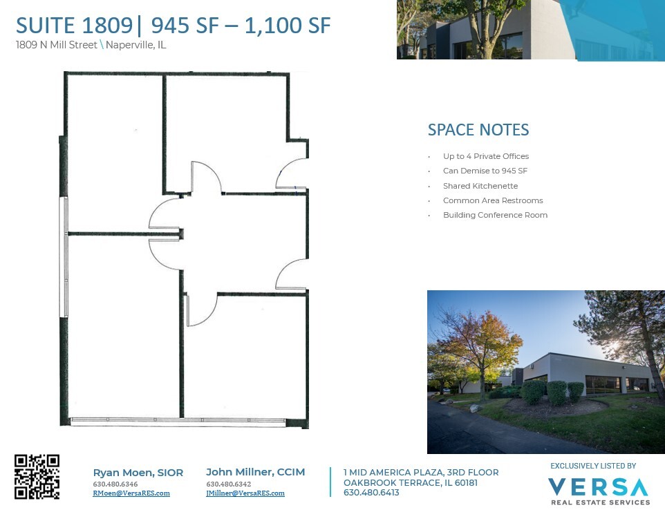 1813 N Mill St, Naperville, IL for lease Floor Plan- Image 1 of 1