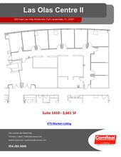 350 E Las Olas Blvd, Fort Lauderdale, FL for lease Floor Plan- Image 1 of 2