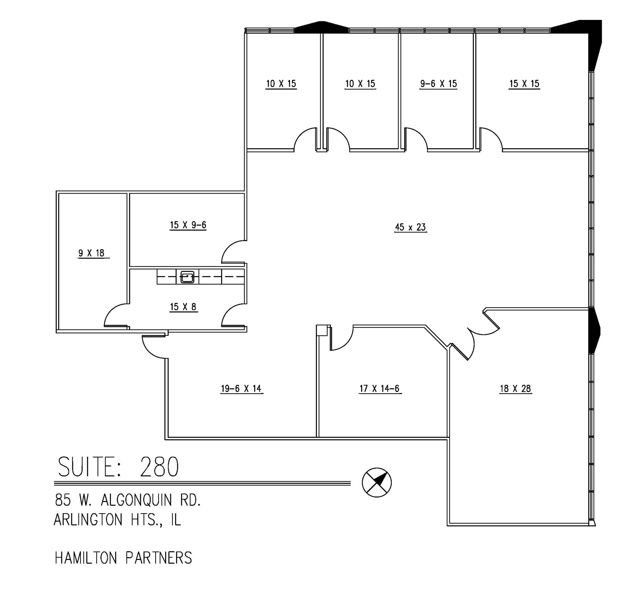 85 W Algonquin Rd, Arlington Heights, IL for lease Floor Plan- Image 1 of 3