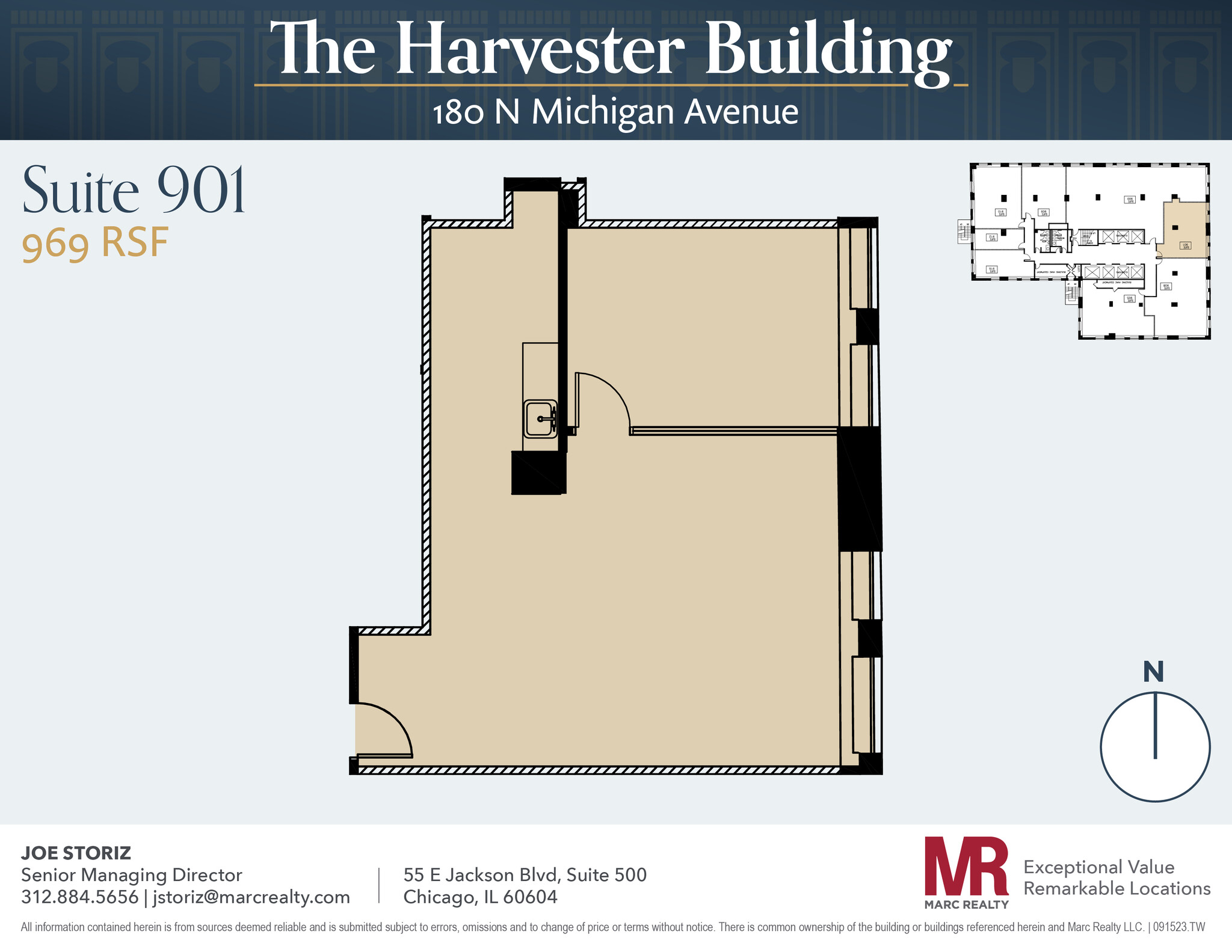 180 N Michigan Ave, Chicago, IL for lease Floor Plan- Image 1 of 4