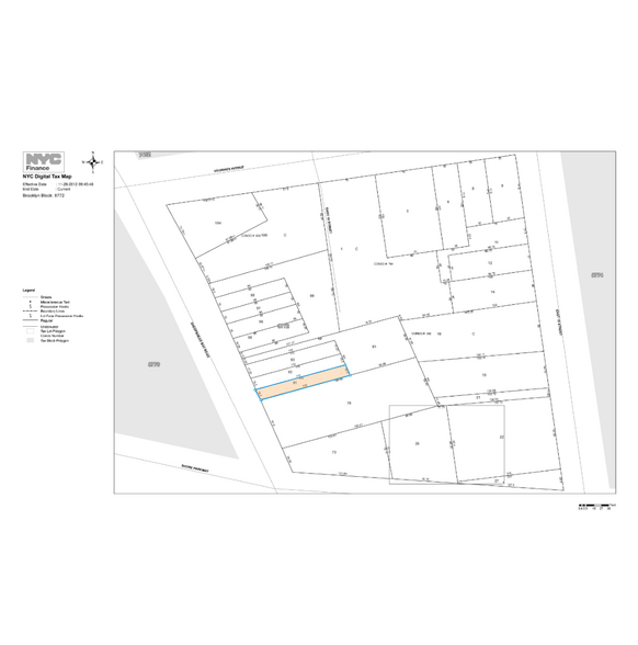 1727 Sheepshead Bay Rd, Brooklyn, NY for sale - Plat Map - Image 1 of 1