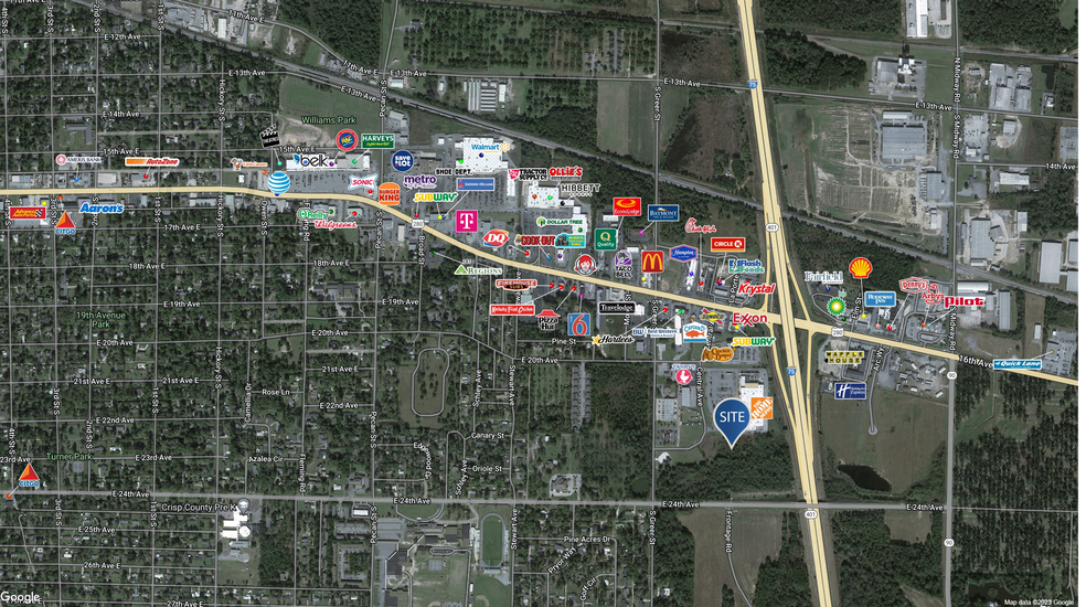 0 I-75 Hwy, Cordele, GA for sale - Aerial - Image 2 of 3