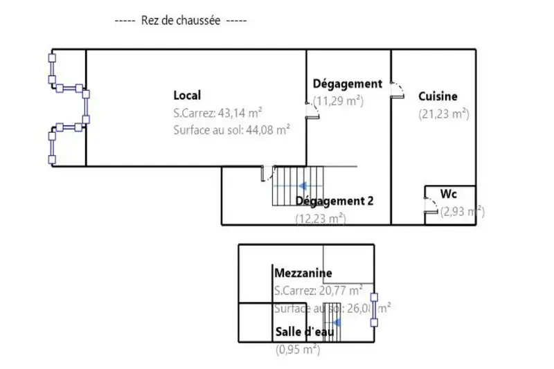 Retail in Marseille for lease Floor Plan- Image 1 of 1