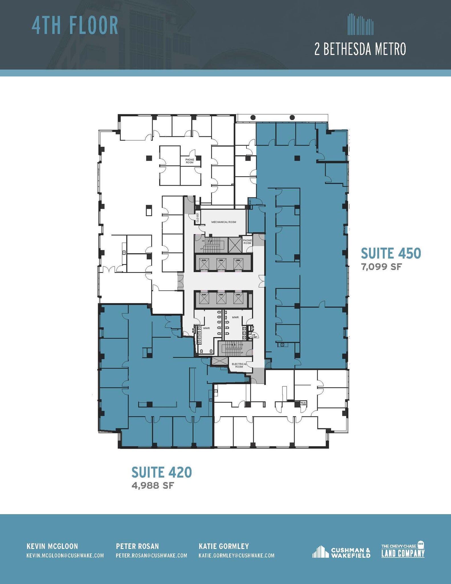 2 Bethesda Metro Ctr, Bethesda, MD for lease Floor Plan- Image 1 of 1