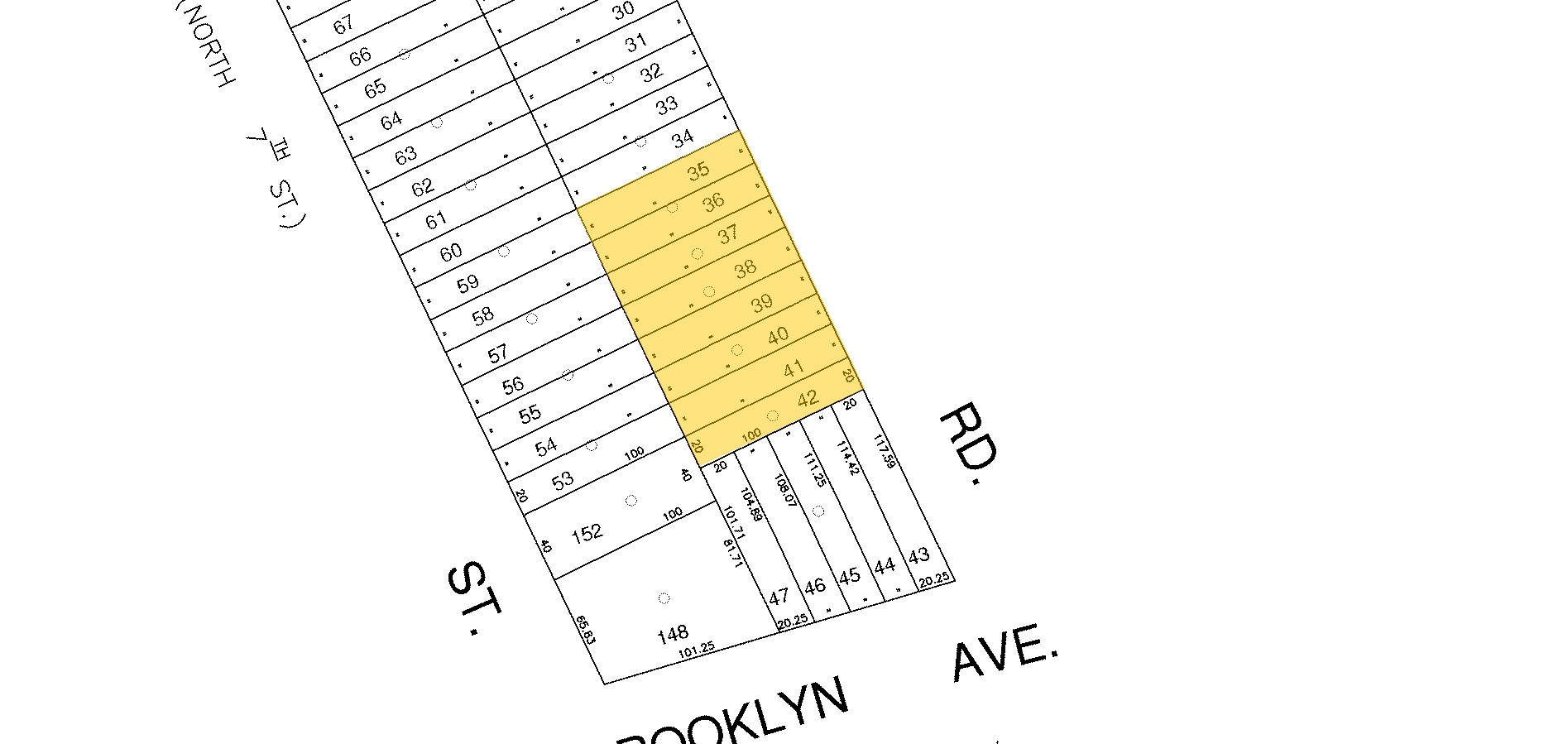 105-115 Lakeville Rd, New Hyde Park, NY for sale Plat Map- Image 1 of 1