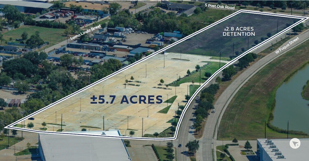 5779 W Fuqua St, Houston, TX for lease - Aerial - Image 2 of 4