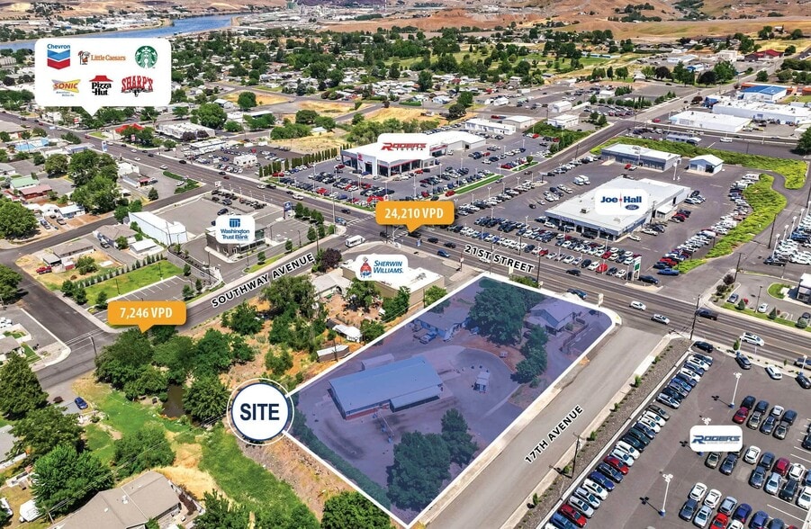 1626 21st St, Lewiston, ID for sale - Aerial - Image 3 of 9