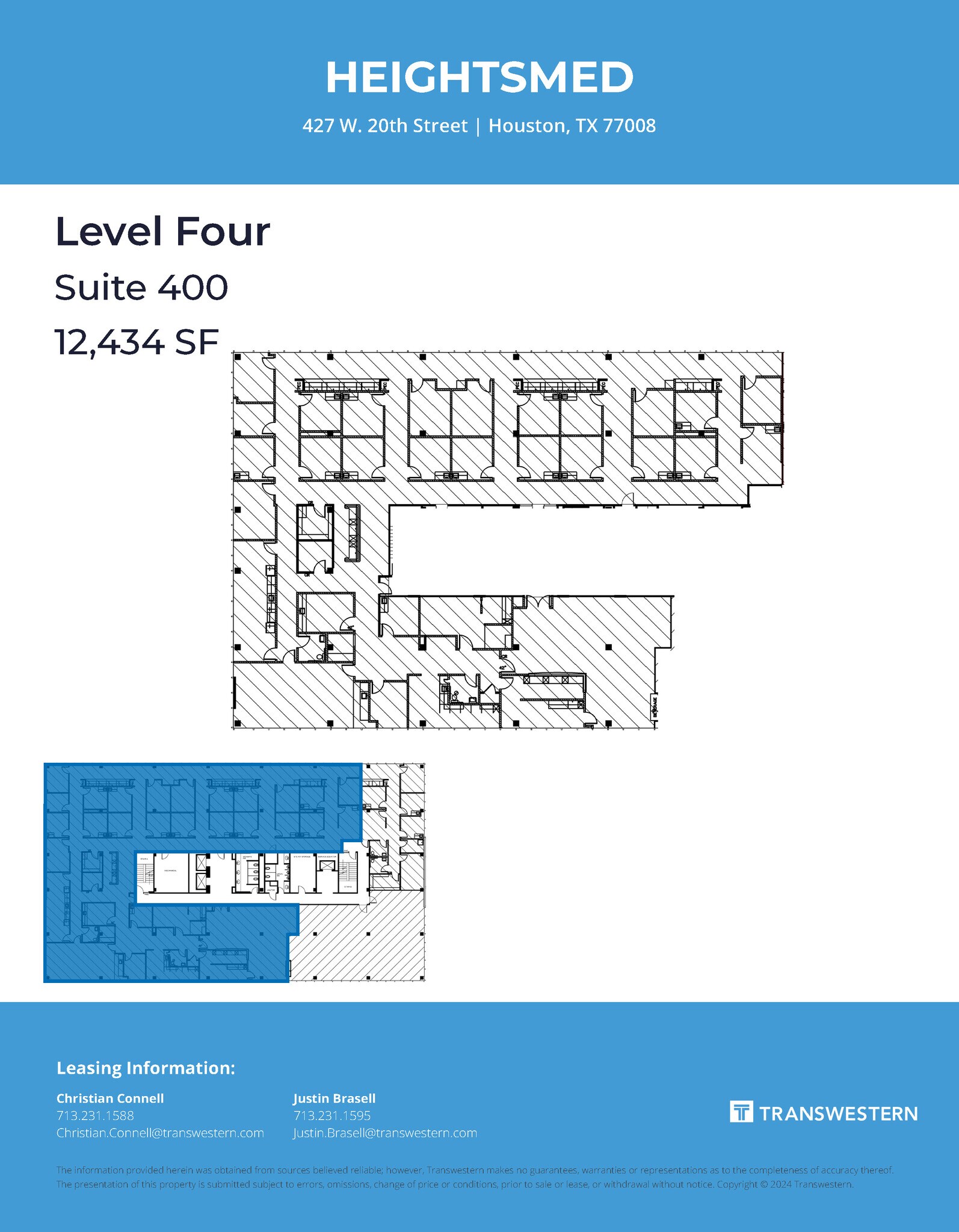 427 W 20th St, Houston, TX for lease Floor Plan- Image 1 of 1