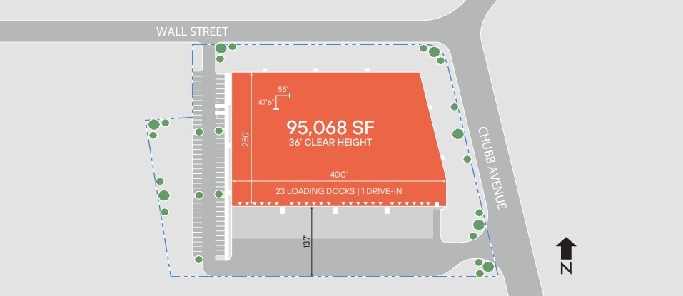 1290 Wall St W, Lyndhurst, NJ for lease Floor Plan- Image 1 of 1