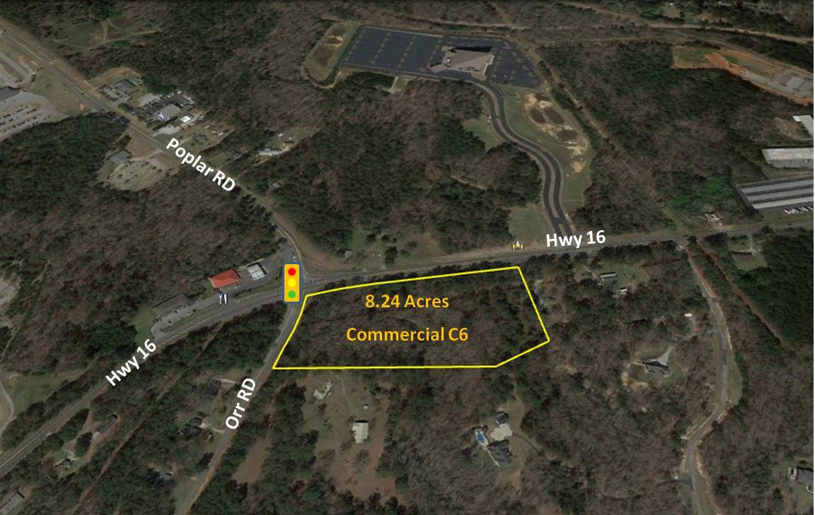 Poplar Rd E Hwy 16, Sharpsburg, GA 30277 Land for Grocery & Strip