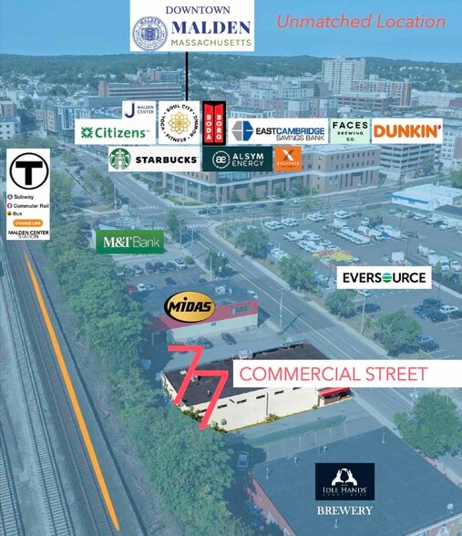 77 Commercial St, Malden, MA for sale - Building Photo - Image 2 of 11