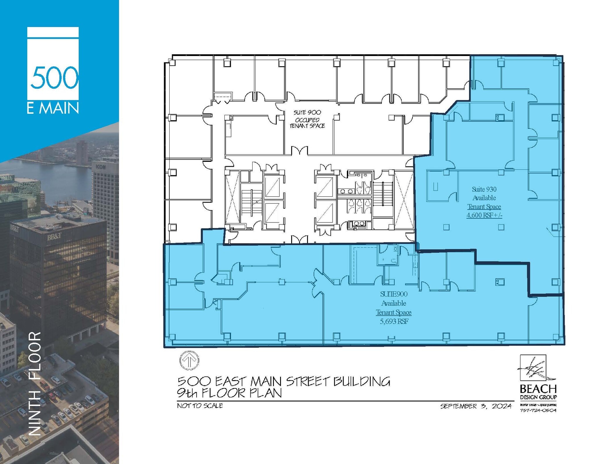 500 E Main St, Norfolk, VA for lease Floor Plan- Image 1 of 1