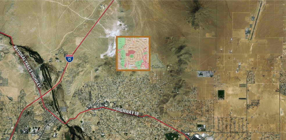 Bridle Path, Apple Valley, CA for sale - Aerial - Image 3 of 3