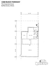 1300-1398 Busch Pky, Buffalo Grove, IL for lease Floor Plan- Image 1 of 1