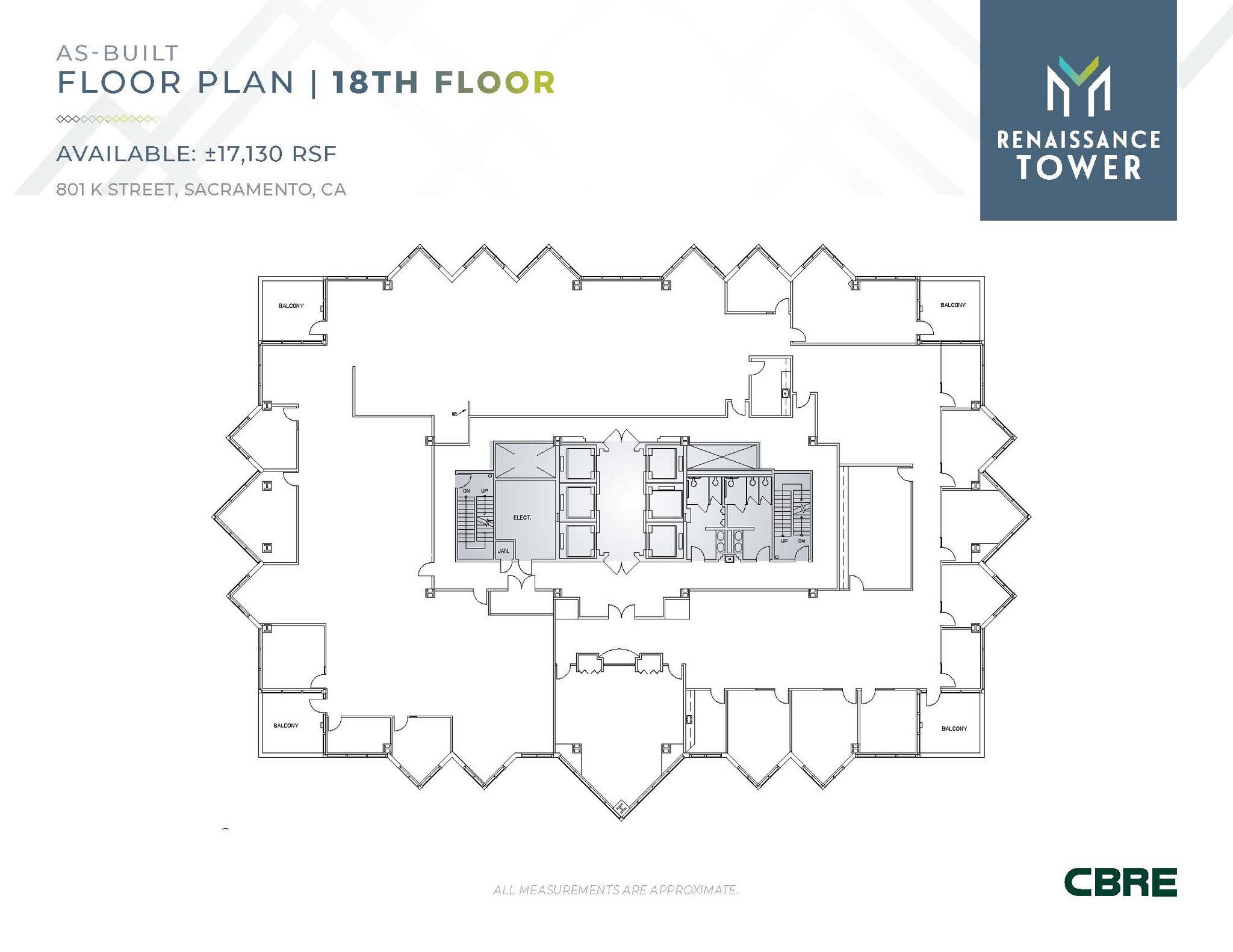 801 K St, Sacramento, CA for lease Floor Plan- Image 1 of 2