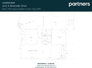 2015 E Riverside Dr, Austin, TX for lease Floor Plan- Image 2 of 2