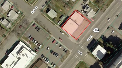 706 1st St, Cheney, WA - aerial  map view