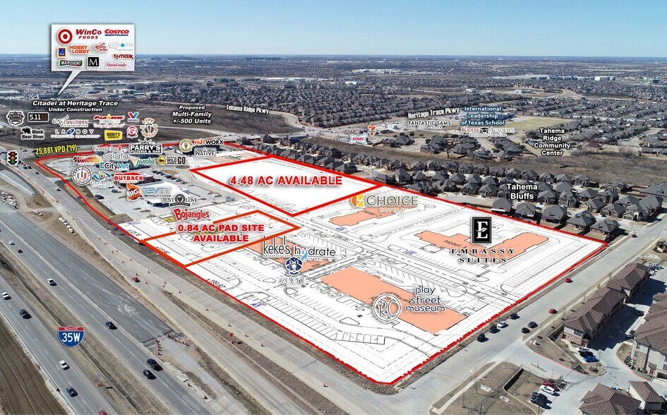 NWC Heritage Trace Pky, Fort Worth, TX for sale - Primary Photo - Image 1 of 1