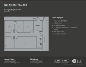 9280 Bay Plaza Blvd, Tampa, FL for lease Floor Plan- Image 1 of 1