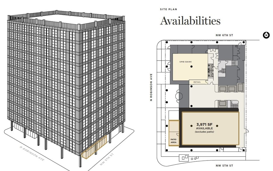 600 N Robinson Ave, Oklahoma City, OK for lease - Site Plan - Image 2 of 6