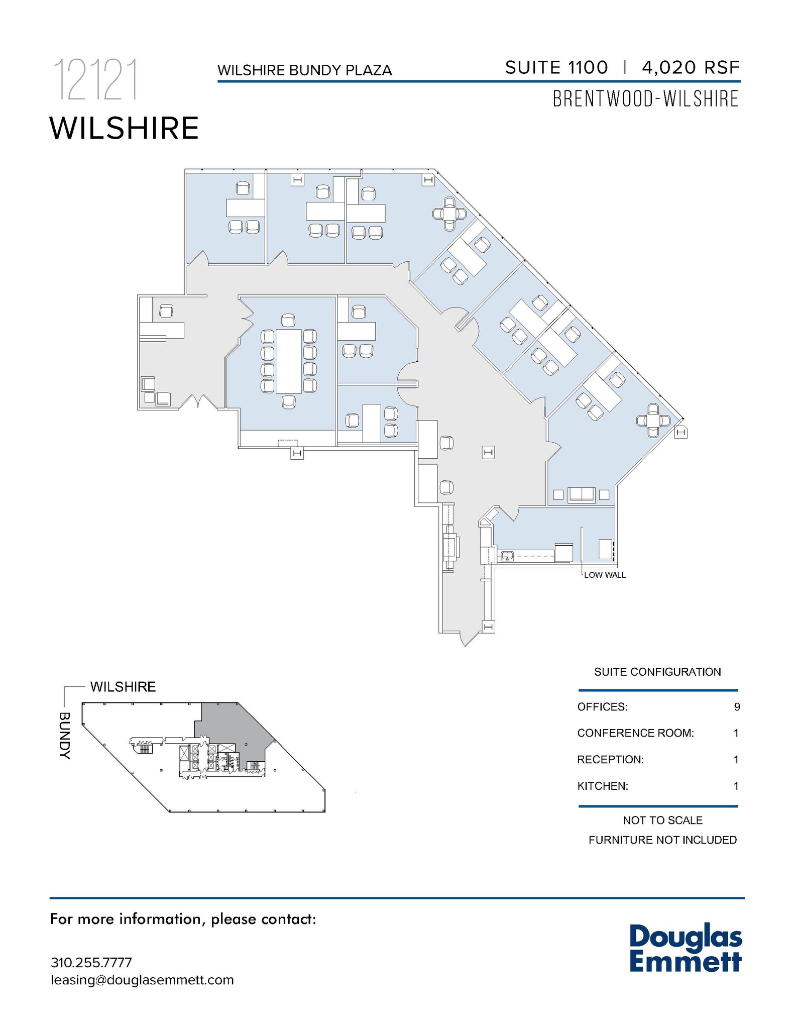 12121 Wilshire Blvd, Los Angeles, CA for lease Floor Plan- Image 1 of 1