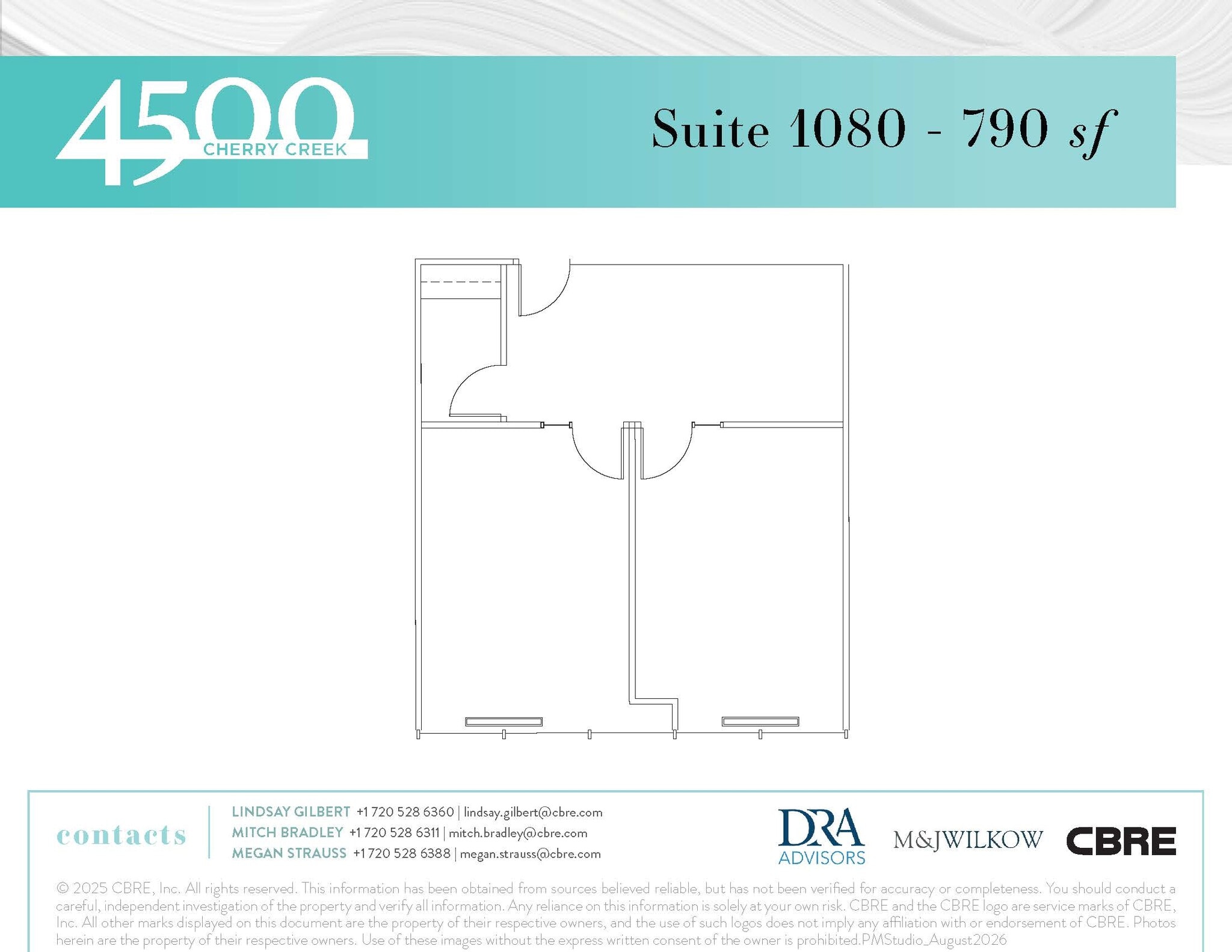 4500 S Cherry Creek Dr, Denver, CO for lease Floor Plan- Image 1 of 1
