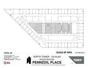 700 Milam St, Houston, TX for lease Floor Plan- Image 2 of 2