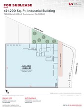 7460 Bandini Blvd, Commerce, CA for lease Site Plan- Image 1 of 2