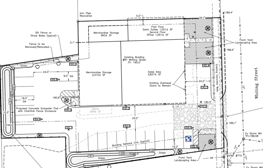 87 Whiting St, Plainville, CT for sale - Site Plan - Image 3 of 5