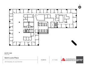 200 N Broadway, Saint Louis, MO for lease Site Plan- Image 1 of 1