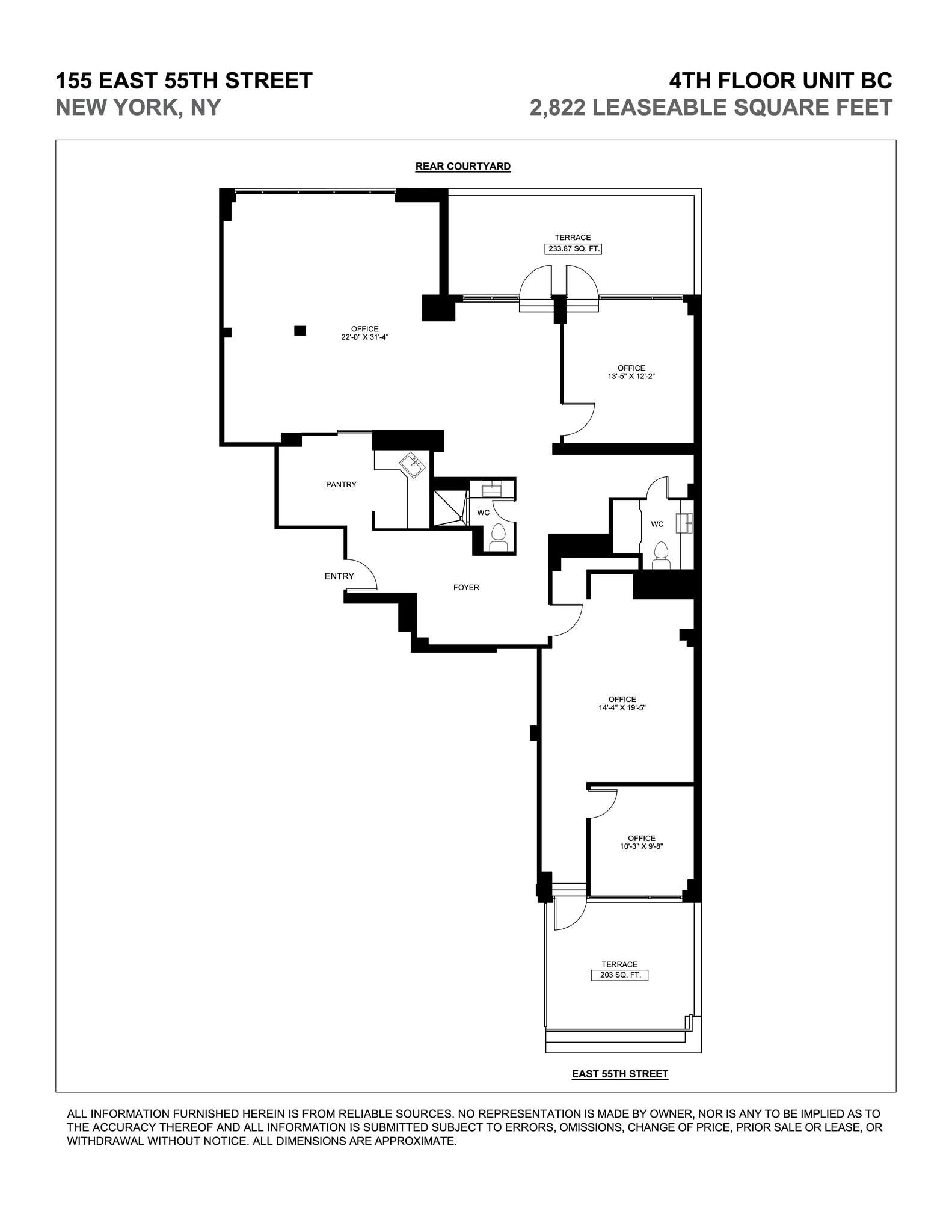 155 E 55th St, New York, NY for lease Site Plan- Image 1 of 4