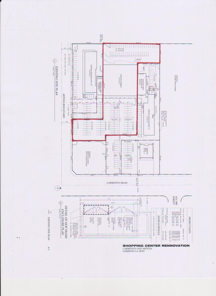 13321 Artesia Blvd, Cerritos, CA for sale - Plat Map - Image 2 of 4