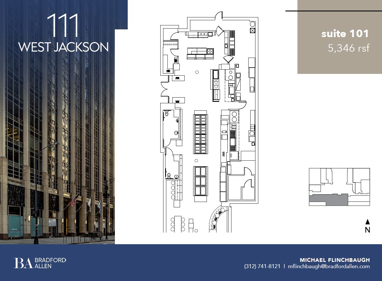 111 W Jackson Blvd, Chicago, IL for lease Floor Plan- Image 1 of 10