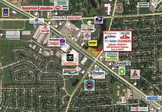 504 Northwest Hwy, Cary, IL - aerial  map view