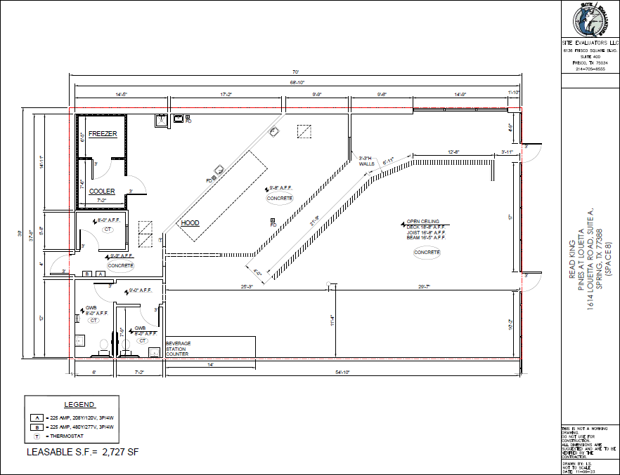 1610-1614 Louetta Rd, Spring, TX for lease Floor Plan- Image 1 of 1