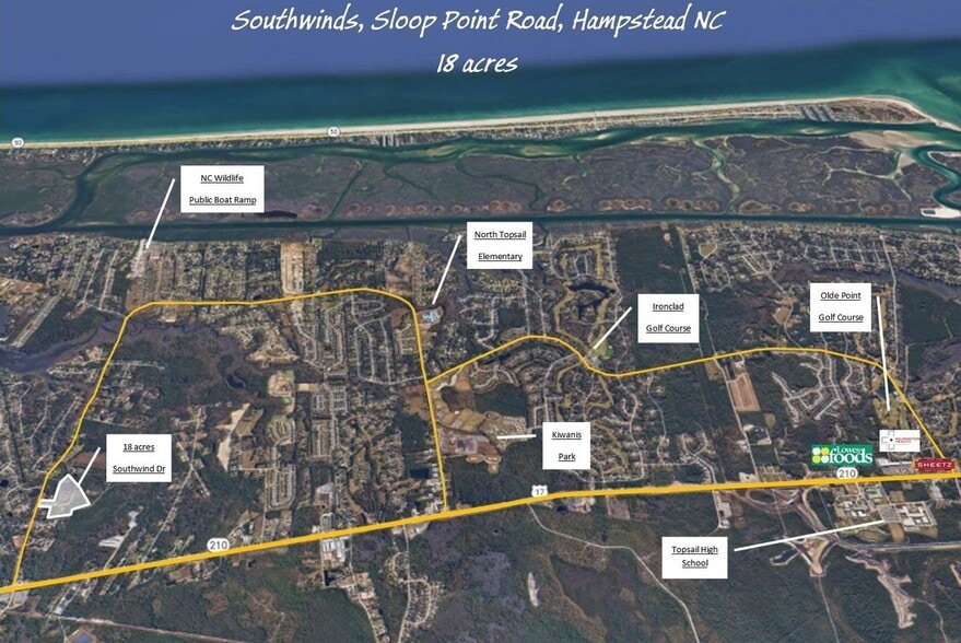 0 Sloop Point Rd, Hampstead, NC for sale - Primary Photo - Image 1 of 4